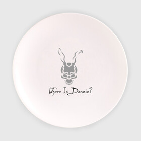 Тарелка 3D с принтом Donnie Darko - Where Is Donnie? в Санкт-Петербурге, фарфор | диаметр - 210 мм
диаметр для нанесения принта - 120 мм | donnie darko | дони дарко | донни дарко