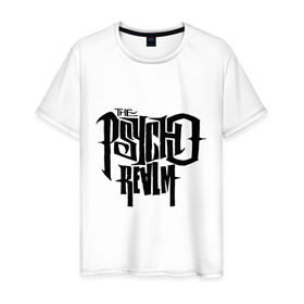 Мужская футболка хлопок с принтом The Psycho Realm в Санкт-Петербурге, 100% хлопок | прямой крой, круглый вырез горловины, длина до линии бедер, слегка спущенное плечо. | gangsta | gansta | hip | hip hop | hop | rap | реп | рэп | рэпчина | хип | хип хоп | хоп