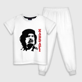 Детская пижама хлопок с принтом Каддафи (2) в Санкт-Петербурге, 100% хлопок |  брюки и футболка прямого кроя, без карманов, на брюках мягкая резинка на поясе и по низу штанин
 | Тематика изображения на принте: восток | деятель | каддафи | ливия | министр | муамар