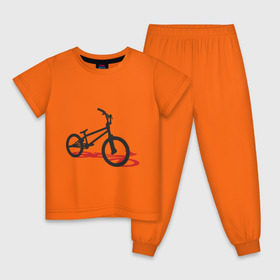 Детская пижама хлопок с принтом BMX 1 в Санкт-Петербурге, 100% хлопок |  брюки и футболка прямого кроя, без карманов, на брюках мягкая резинка на поясе и по низу штанин
 | bmx | велик | вело | велогонки | велорейсинг | велосипед | спортивный велосипед | фрирайд | эктрим