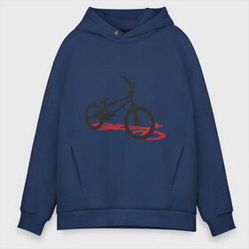 Мужское худи Oversize хлопок с принтом BMX 1 в Санкт-Петербурге, френч-терри — 70% хлопок, 30% полиэстер. Мягкий теплый начес внутри —100% хлопок | боковые карманы, эластичные манжеты и нижняя кромка, капюшон на магнитной кнопке | bmx | велик | вело | велогонки | велорейсинг | велосипед | спортивный велосипед | фрирайд | эктрим