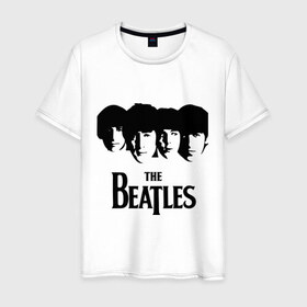 Мужская футболка хлопок с принтом The Beatles в Санкт-Петербурге, 100% хлопок | прямой крой, круглый вырез горловины, длина до линии бедер, слегка спущенное плечо. | 60s | 60е | beatles | rock | битлз | битлы | леннон | ленон | макартни | музыка | ретро | рок