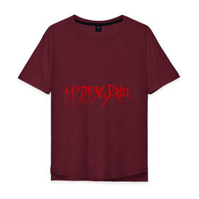 Мужская футболка хлопок Oversize с принтом My Dying Bride logo в Санкт-Петербурге, 100% хлопок | свободный крой, круглый ворот, “спинка” длиннее передней части | Тематика изображения на принте: bandmy | metal