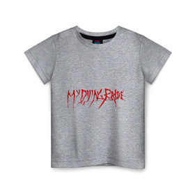 Детская футболка хлопок с принтом My Dying Bride logo в Санкт-Петербурге, 100% хлопок | круглый вырез горловины, полуприлегающий силуэт, длина до линии бедер | bandmy | metal