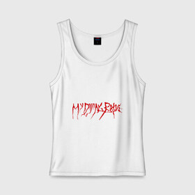 Женская майка хлопок с принтом My Dying Bride logo в Санкт-Петербурге, 95% хлопок, 5% эластан |  | bandmy | metal