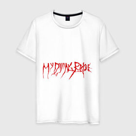 Мужская футболка хлопок с принтом My Dying Bride logo в Санкт-Петербурге, 100% хлопок | прямой крой, круглый вырез горловины, длина до линии бедер, слегка спущенное плечо. | bandmy | metal