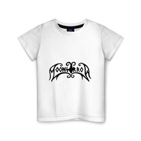 Детская футболка хлопок с принтом Moonsorrow (2) в Санкт-Петербурге, 100% хлопок | круглый вырез горловины, полуприлегающий силуэт, длина до линии бедер | black metal bandrock | moonsorrow | рок