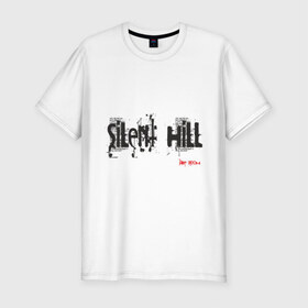 Мужская футболка премиум с принтом Sillent Hill в Санкт-Петербурге, 92% хлопок, 8% лайкра | приталенный силуэт, круглый вырез ворота, длина до линии бедра, короткий рукав | silent hill | сайлент хил | сайлент хилл | ужастики | ужасы