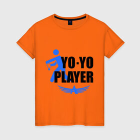 Женская футболка хлопок с принтом Aero yo(2) в Санкт-Петербурге, 100% хлопок | прямой крой, круглый вырез горловины, длина до линии бедер, слегка спущенное плечо | aero yo | yo yo | yo yo player | игрушка йо йо | йо йо