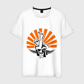 Мужская футболка хлопок с принтом Aero yo(14) в Санкт-Петербурге, 100% хлопок | прямой крой, круглый вырез горловины, длина до линии бедер, слегка спущенное плечо. | 