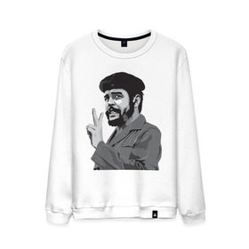 Мужской свитшот хлопок с принтом Peace Che Guevara в Санкт-Петербурге, 100% хлопок |  | Тематика изображения на принте: че гевара