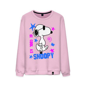 Мужской свитшот хлопок с принтом Be cool as Snoopy в Санкт-Петербурге, 100% хлопок |  | Тематика изображения на принте: snoopy | будь крутым как снупи | мультик | мультики | мультфильмы | снупи | собачка снупи