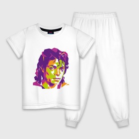 Детская пижама хлопок с принтом Michael Jackson полноцвет в Санкт-Петербурге, 100% хлопок |  брюки и футболка прямого кроя, без карманов, на брюках мягкая резинка на поясе и по низу штанин
 | jackson | michael | michael jackson | pop | джексон | знаменитость | майкл | майкл джексон | певец | поп | портрет
