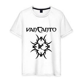 Мужская футболка хлопок с принтом Van Canto в Санкт-Петербурге, 100% хлопок | прямой крой, круглый вырез горловины, длина до линии бедер, слегка спущенное плечо. | metal | van canto | группы | метал | музыка | рок группа | рок группы
