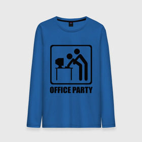 Мужской лонгслив хлопок с принтом Office Party в Санкт-Петербурге, 100% хлопок |  | ofice | зарплата | коллеги | компьютер | начальник | офис | работа | работник | сотрудники