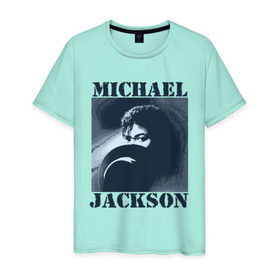 Мужская футболка хлопок с принтом Michael Jackson с шляпой (2) в Санкт-Петербурге, 100% хлопок | прямой крой, круглый вырез горловины, длина до линии бедер, слегка спущенное плечо. | mj | в шляпе | исполнитель | майкл джексон | музыка | певец | поп музыка | шляпа
