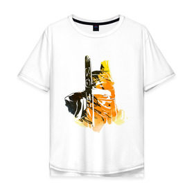 Мужская футболка хлопок Oversize с принтом Раста в Санкт-Петербурге, 100% хлопок | свободный крой, круглый ворот, “спинка” длиннее передней части | dota | dota 2 | rasta | дота | дота 2 | игры | компьютерные игры | раста