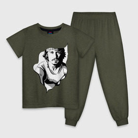 Детская пижама хлопок с принтом Джонни Депп в Санкт-Петербурге, 100% хлопок |  брюки и футболка прямого кроя, без карманов, на брюках мягкая резинка на поясе и по низу штанин
 | depp | johnny