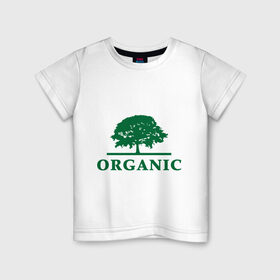 Детская футболка хлопок с принтом Дерево органика в Санкт-Петербурге, 100% хлопок | круглый вырез горловины, полуприлегающий силуэт, длина до линии бедер | eco | organic | дерево | зеленые технологии | зелень | планета | чистота | эко | экология