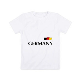 Детская футболка хлопок с принтом Сборная Германии - 7 в Санкт-Петербурге, 100% хлопок | круглый вырез горловины, полуприлегающий силуэт, длина до линии бедер | football | германия | сборная германии | футбол | швайнштайгер
