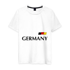 Мужская футболка хлопок с принтом Сборная Германии - 7 в Санкт-Петербурге, 100% хлопок | прямой крой, круглый вырез горловины, длина до линии бедер, слегка спущенное плечо. | football | германия | сборная германии | футбол | швайнштайгер