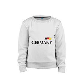 Детский свитшот хлопок с принтом Сборная Германии - 10 в Санкт-Петербурге, 100% хлопок | круглый вырез горловины, эластичные манжеты, пояс и воротник | football | германия | подольски | сборная германии | футбол