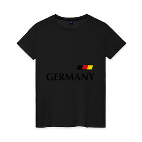 Женская футболка хлопок с принтом Сборная Германии - 10 в Санкт-Петербурге, 100% хлопок | прямой крой, круглый вырез горловины, длина до линии бедер, слегка спущенное плечо | football | германия | подольски | сборная германии | футбол