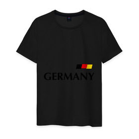 Мужская футболка хлопок с принтом Сборная Германии - 10 в Санкт-Петербурге, 100% хлопок | прямой крой, круглый вырез горловины, длина до линии бедер, слегка спущенное плечо. | football | германия | подольски | сборная германии | футбол