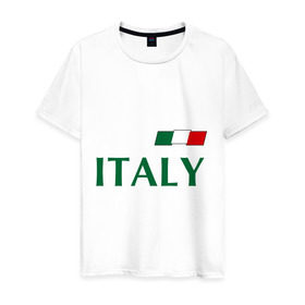 Мужская футболка хлопок с принтом Сборная Италии - 10 в Санкт-Петербурге, 100% хлопок | прямой крой, круглый вырез горловины, длина до линии бедер, слегка спущенное плечо. | Тематика изображения на принте: football | италия | сборная италии