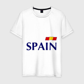 Мужская футболка хлопок с принтом Сборная Испании - 10 в Санкт-Петербурге, 100% хлопок | прямой крой, круглый вырез горловины, длина до линии бедер, слегка спущенное плечо. | football | евро 2012 | испания евро 2016 euro2016 euro 2016 | сборная испании