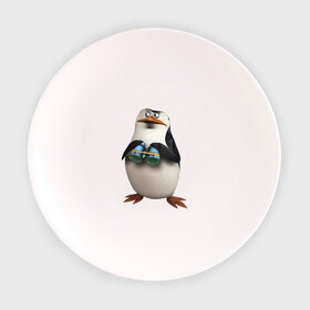 Тарелка с принтом Пингвин с биноклем в Санкт-Петербурге, фарфор | диаметр - 210 мм
диаметр для нанесения принта - 120 мм | Тематика изображения на принте: пингвин