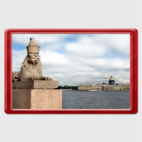 Магнит 45*70 с принтом Сфинксы в Санкт-Петербурге, Пластик | Размер: 78*52 мм; Размер печати: 70*45 | Тематика изображения на принте: 