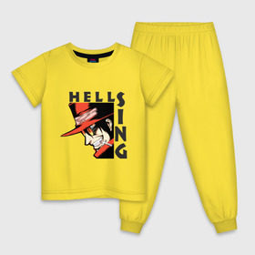 Детская пижама хлопок с принтом Hellsing Алукард в Санкт-Петербурге, 100% хлопок |  брюки и футболка прямого кроя, без карманов, на брюках мягкая резинка на поясе и по низу штанин
 | Тематика изображения на принте: anime | hellsing | аниме | анимэ | манга | хеллсинг