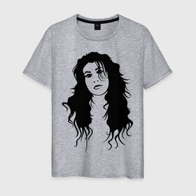 Мужская футболка хлопок с принтом Amy Winehouse (2) в Санкт-Петербурге, 100% хлопок | прямой крой, круглый вырез горловины, длина до линии бедер, слегка спущенное плечо. | amy winehouse | jazz | джаз | лицо amy winehouse | музыка | эми вайнхаус
