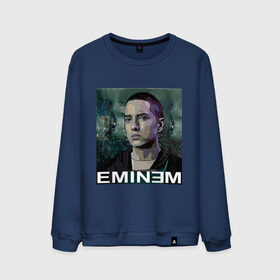 Мужской свитшот хлопок с принтом постер Eminem в Санкт-Петербурге, 100% хлопок |  | Тематика изображения на принте: eminm | slim shady | еминем | реп | репчик | рэп