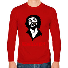 Мужской лонгслив хлопок с принтом Che Guevara Revolution в Санкт-Петербурге, 100% хлопок |  | Тематика изображения на принте: че гевара