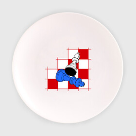 Тарелка с принтом офицер и король в Санкт-Петербурге, фарфор | диаметр - 210 мм
диаметр для нанесения принта - 120 мм | chess | король | шахматы