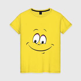 Женская футболка хлопок с принтом Позитив со всех сторон в Санкт-Петербурге, 100% хлопок | прямой крой, круглый вырез горловины, длина до линии бедер, слегка спущенное плечо | позитив | позитив и смайлы | позитив со всех сторон