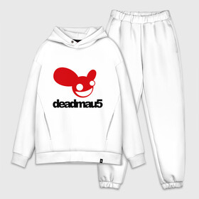 Мужской костюм хлопок OVERSIZE с принтом DeadMau5. в Санкт-Петербурге,  |  | club | deadmaus | клуб | клыбная музыка | мышь | тусить