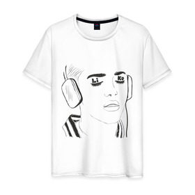 Мужская футболка хлопок с принтом Like Roma Acorn в Санкт-Петербурге, 100% хлопок | прямой крой, круглый вырез горловины, длина до линии бедер, слегка спущенное плечо. | roma acorn | рома желудь