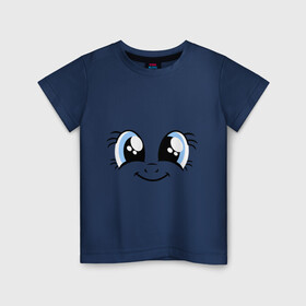 Детская футболка хлопок с принтом Мордочка Пинки Пай в Санкт-Петербурге, 100% хлопок | круглый вырез горловины, полуприлегающий силуэт, длина до линии бедер | детские | детям | для детей | лицо | мой маленький пони | мордочка | пони | улыбка