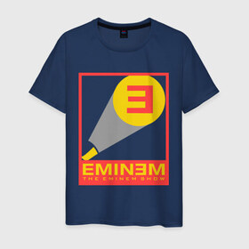 Мужская футболка хлопок с принтом The Eminem show в Санкт-Петербурге, 100% хлопок | прямой крой, круглый вырез горловины, длина до линии бедер, слегка спущенное плечо. | eminem | зарубежный рэп | музыка | репчик | рэп | эменем | эминем