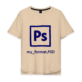 Мужская футболка хлопок Oversize с принтом Photoshop в Санкт-Петербурге, 100% хлопок | свободный крой, круглый ворот, “спинка” длиннее передней части | photoshop | дизайнер | инструменты | профессии | фотошоп