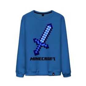 Мужской свитшот хлопок с принтом Меч minecraft в Санкт-Петербурге, 100% хлопок |  | boom | minecraft | игры | компьютерные игры | майнкрафт
