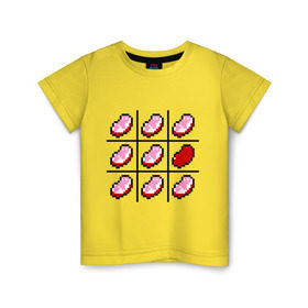 Детская футболка хлопок с принтом Сердца minecraft в Санкт-Петербурге, 100% хлопок | круглый вырез горловины, полуприлегающий силуэт, длина до линии бедер | Тематика изображения на принте: boom | minecraft | игры | компьютерные игры | майнкрафт