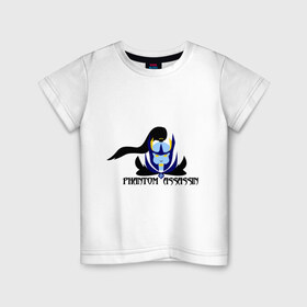Детская футболка хлопок с принтом Phantom assasin в Санкт-Петербурге, 100% хлопок | круглый вырез горловины, полуприлегающий силуэт, длина до линии бедер | dota | dota 2 | дота | дота 2 | компьютерные игры | персонаж доты