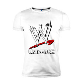 Мужская футболка премиум с принтом WWE universe в Санкт-Петербурге, 92% хлопок, 8% лайкра | приталенный силуэт, круглый вырез ворота, длина до линии бедра, короткий рукав | Тематика изображения на принте: джон сина