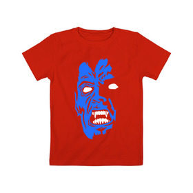 Детская футболка хлопок с принтом Вампир (Vampire) в Санкт-Петербурге, 100% хлопок | круглый вырез горловины, полуприлегающий силуэт, длина до линии бедер | Тематика изображения на принте: vampire | вампир