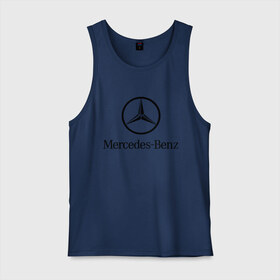 Мужская майка хлопок с принтом Logo Mercedes-Benz в Санкт-Петербурге, 100% хлопок |  | mercedes | mercedes benz | логотип mercedes | логотип mercedes benz | логотип мерседерс бенс | мерен | мерседерс | мерседерс бенс