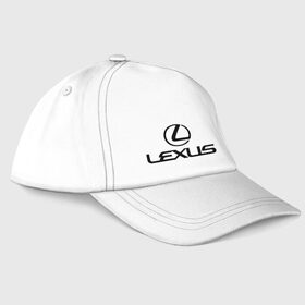Бейсболка с принтом Lexus logo в Санкт-Петербурге, 100% хлопок | классический козырек, металлическая застежка-регулятор размера | lexus | автобренды | автолюбителям | бренд | лексус | логотип